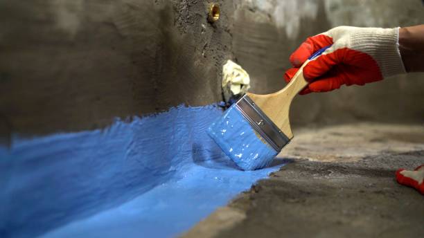 SJ Waterproofing Pros commercial waterproofing team near Manilla, IN